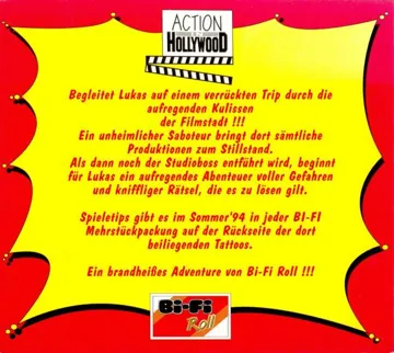 Bi-Fi II - Action in Hollywood box cover back